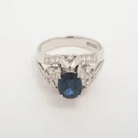 ノンブランド サファイア ダイヤ Pt900