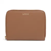 ロエベ ノット コンパクトジップウォレット レザー コンパクトウォレット ブラウン