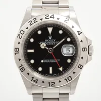 ロレックス エクスプローラーⅡ 16570 SS AT ブラック文字盤