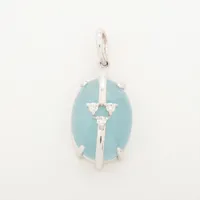 田村俊一 アクアマリン ダイヤ K18WG