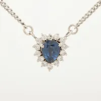 ノンブランド サファイア ダイヤ Pt850×Pm850