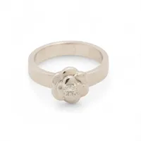 シャネル カメリア 1P ダイヤ 750(WG)