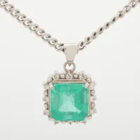 ノンブランド エメラルド ダイヤ Pt900×Pt850