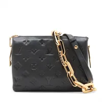 ルイ・ヴィトン モノグラム エンボス クッサンBB M21259 ネイビー