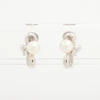 タサキ パール ダイヤ Pt900 約4.0mm