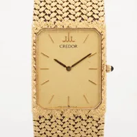 セイコー クレドール 5A74-5060 YG QZ シャンパン文字盤