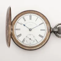 ウォルサム 懐中時計 SS 手巻き ホワイト文字盤