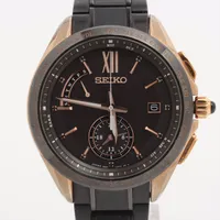 セイコー ブライツ 8B63-0AJ0 TI ソーラー ブラック文字盤