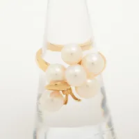 ミキモト パール K18(YG) 約5.5～6.5mm