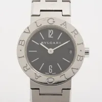 ブルガリ ブルガリブルガリ BB23SS SS QZ ブラック文字盤