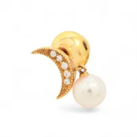 ミキモト パール ダイヤ K18(YG) 約7.0mm