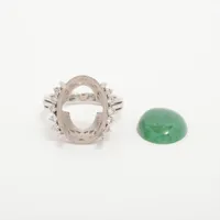 ノンブランド 翡翠 ダイヤ Pt900