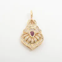 ノンブランド ルビー ダイヤ K18