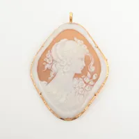 ノンブランド シェルカメオ K18