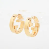 グッチ インターロッキングG GP ピアス(両耳用) ゴールド