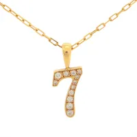 アイファニー ナンバー7 ダイヤ 750(YG)×K18(YG)