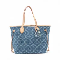 ルイ・ヴィトン モノグラム デニム ネヴァーフルMM M13192 ブルー