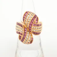 ノンブランド ルビー ダイヤ K18