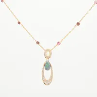 オパール 色石 ダイヤ K18