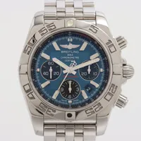 ブライトリング クロノマット AB0110 SS AT ブルー文字盤
