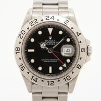 ロレックス エクスプローラーⅡ 16570 SS AT ブラック文字盤