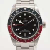 チュードル ブラックベイ GMT 79830RB SS AT ブラック文字盤