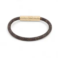 ルイ・ヴィトン ブラスレ LVコンフィデンシャル GP×PVC ブレスレット BC1295 ブラウン