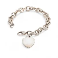 ティファニー ハートタグ 925 ブレスレット シルバー