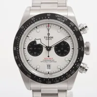 チュードル ブラックベイ クロノ 79360N SS AT ホワイト文字盤