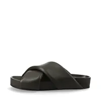 ジルサンダー レザー サンダル 38 グレー