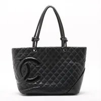 シャネル パリビアリッツGM コーティングキャンバス トートバッグ