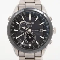 セイコー アストロン 7X52-0AA0 TI ソーラー ブラック文字盤