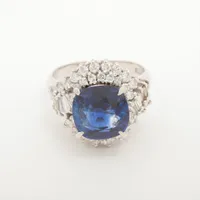 ノンブランド サファイア ダイヤ Pt900