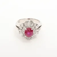 ノンブランド ルビー ダイヤ Pt900