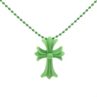 クロムハーツ スモールCHクロス ラバー ネックレス