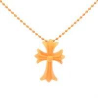 クロムハーツ スモールCHクロス ラバー ネックレス