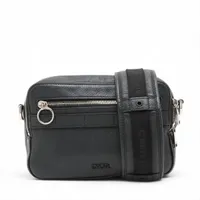 ディオール サファリ レザー ショルダーバッグ ブラック