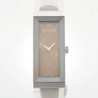 グッチ 127.5 SS QZ ブラウン文字盤