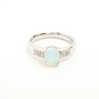 ノンブランド オパール ダイヤ Pt900