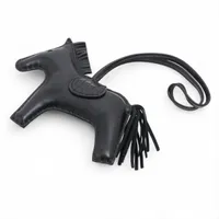 エルメス ロデオチャームMM アニョーミロ×アリゲーター チャーム Z刻印：2021 ソーブラック