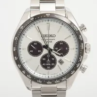 セイコー SBPY165 SS ソーラー シルバー文字盤