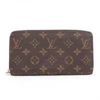 ルイ・ヴィトン モノグラム ジッピーウォレット M41895 ラウンドジップウォレット フューシャ