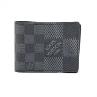 ルイ・ヴィトン ダミエ グラフィット3D ポルトフォイユミュルティブル N60434 コンパクトウォレット ノワール