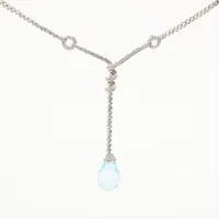 ノンブランド ブルートパーズ ダイヤ 750