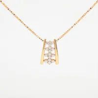 星の砂 ダイヤ K18(YG)