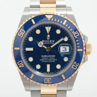 ロレックス サブマリーナーデイト 126613LB SS×YG AT ブルー文字盤
