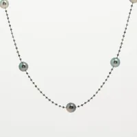 ノンブランド パール ブラックダイヤ K18WG×750