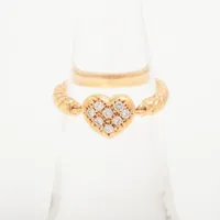 タサキ ダイヤ K18(YG)