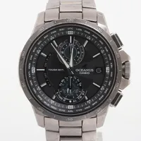カシオ オシアナス OCW-T1010 TI ソーラー ブラック文字盤
