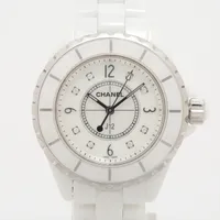 シャネル J12 H2422 CE×SS QZ シェル文字盤